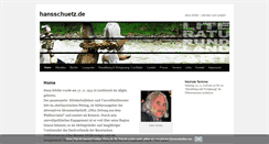 Desktop Screenshot of hansschuetz.de