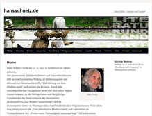 Tablet Screenshot of hansschuetz.de